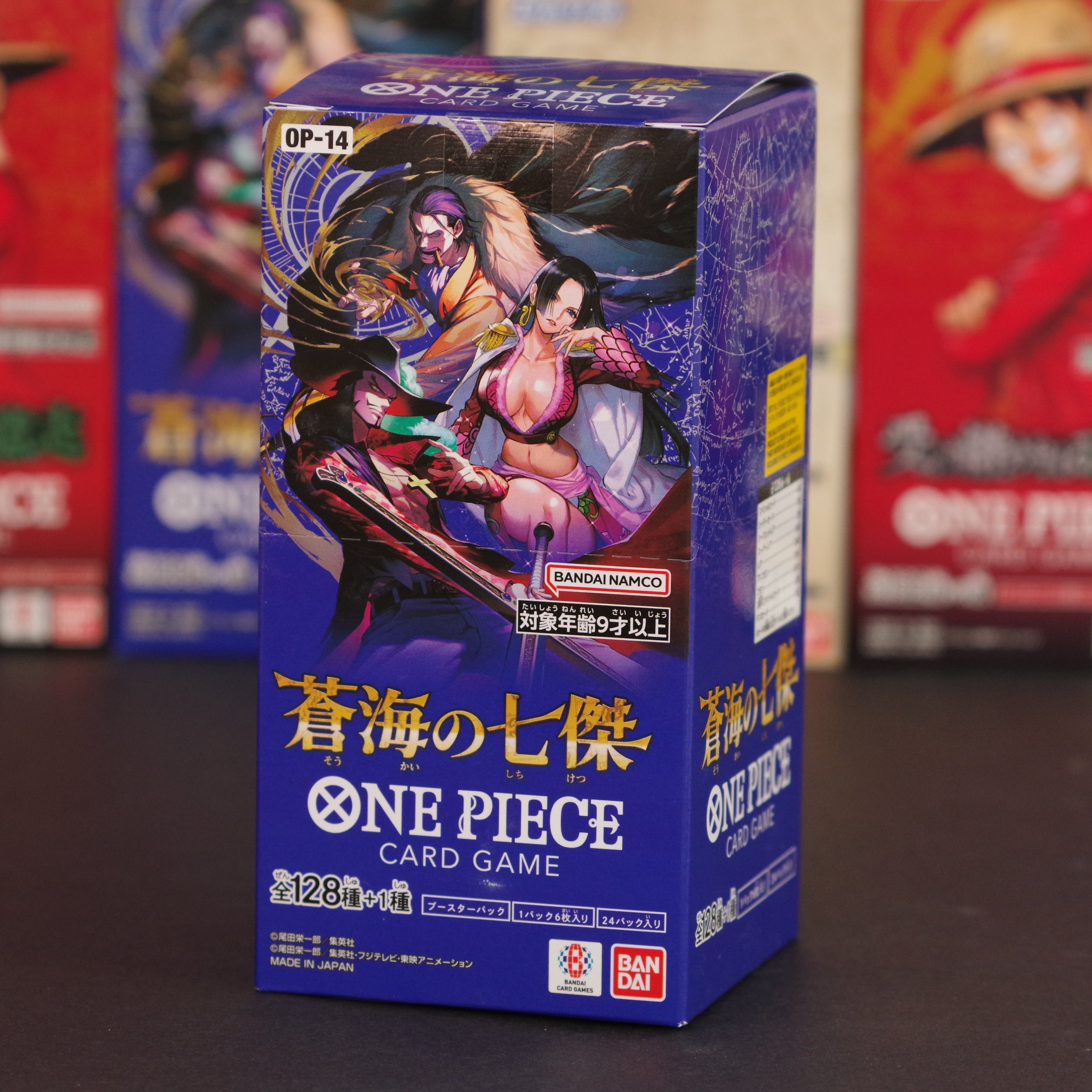 Display OP14 japonais - The Azure Sea's Seven - One piece